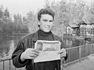 NIKDY VANCOUVER. Kanadsko-eský hokejový útoník Petr Nedvd v listopadu 1993....