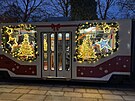 Do plzeskch ulic vyjela vnon tramvaj. (1. prosince 2024)