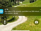 Rychlk rj 78 jedouc ze trskho Hradce v Rakousku uvzl ve Svitavch....