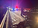 Na dlnici D5 u Hemanovi Huti na Plzesku narazil ve stedu veer ujdjc...