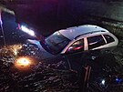 V Libianech na Pardubicku skonila koda Fabia ve porn ndri. (9. prosince...