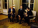 P�í�tí americký prezident Donald Trump se v Pa�í�i se�el s francouzským...