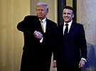 P�í�tí americký prezident Donald Trump se v Pa�í�i se�el s francouzským...