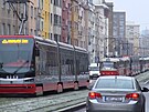 Zamrzl Praha zastavila poprv v historii tramvajovou dopravu