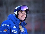 Amerianka Lindsey Vonnová pi návratu do závod v Copper Mountain.