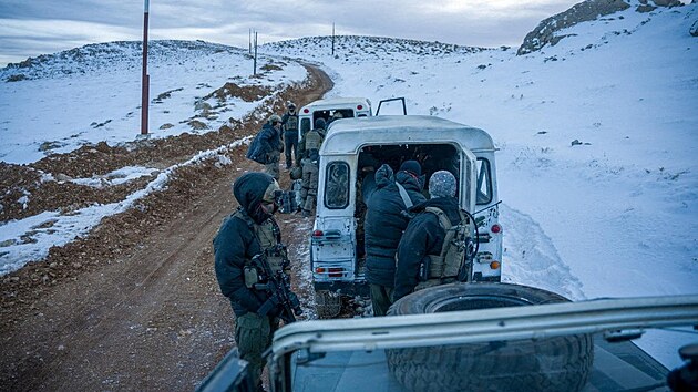 Izraelsk� s�ly operuj� v oblasti hory Hermon v S�rii (9. prosince 2024)