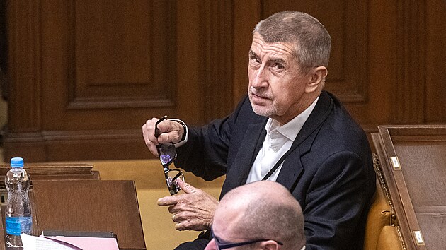 P�edseda ANO Andrej Babi� p�i jedn�n� o rozpo�tu ve Sn�movn� 3. prosince 2024