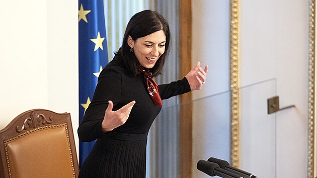 ��fka Sn�movny a TOP 09 Mark�ta Pekarov� Adamov� p�i jedn�n� o rozpo�tu ve Sn�movn� 3. prosince 2024