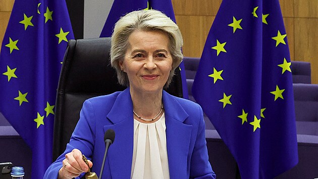 P�edsedkyn� Evropsk� komise Ursula von der Leyenov� (4. prosince 2024)