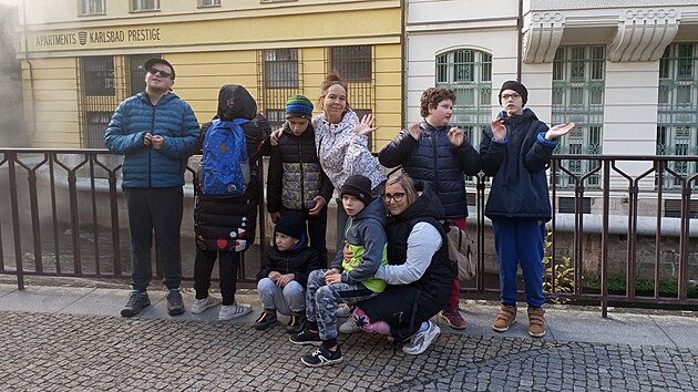 Na proch�zce v centru Karlov�ch Var�