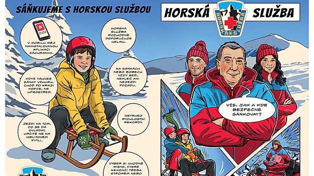 Ukzka z komiksu horsk sluby