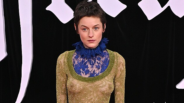 Emma Corrinov� na premi��e filmu Nosferatu (Berl�n, 2. prosince 2024)