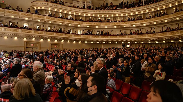 Z�b�r z �vodn�ho vystoupen� �esk� filharmonie v newyorsk� Carnegie Hall (4. prosince 2024)