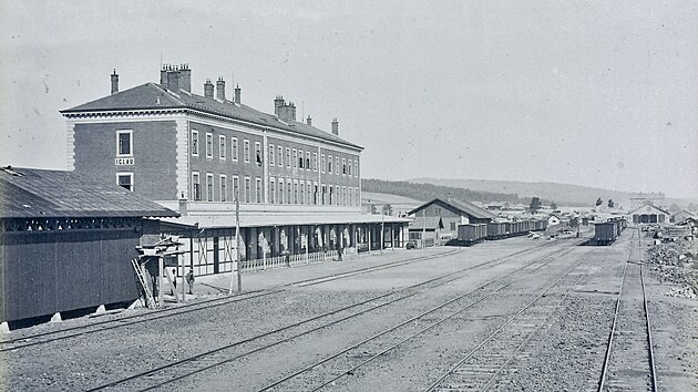 Stanice Jihlava v roce 1871