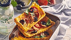 Kol��ky s chorizem, olivami a mozzarellou