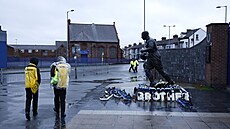 Okolí Goodison Parku v sobotu 7. prosince 2024.