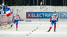 Tereza Voborníková a Lucie Charvátová fini�ují ve zkráceném vytrvalostním...