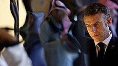 Emmanuel Macron p�i náv�t�v� Saúdské Arábie (4. prosince 2024)