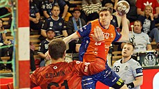 Momentka z extraligového utkání Talent Plze� - Lovosice