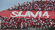 Choreo slávistických fanou�k� v Olomouci