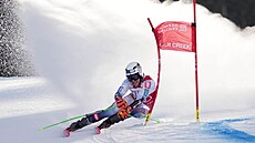 Thomas Tumler na trati ob�ího slalomu v Beaver Creeku