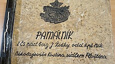 Památník partyzána Rudolfa Lenharda bude jedním z cenných p�edm�t� v expozici...