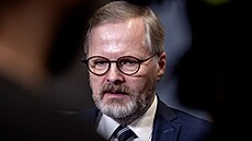 Premiér Petr Fiala a ministr financí Zbyn�k Stanjura