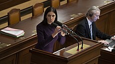 Schůze Poslanecké sněmovny. Markéta Pekarová Adamová zůstává v čele Sněmovny....