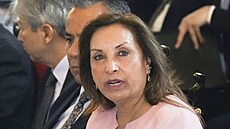Peruánská prezidentka Dina Boluarteová (17. listopadu 2024)