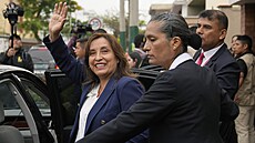 Peruánská prezidentka Dina Boluarteová (8. prosince 2022)