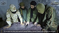 V�dce islamistické organizace Haját Tahrír a�-�ám (HTS) Abú Muhammad D�ulání...