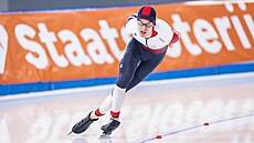 eský rychlobrusla Metodj Jílek jede závod Svtového poháru v Pekingu.