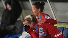 Teplice, 3.12. 2024, fotbal �esko  Portugalsko bará� o ME �eny. Klára Cahynová...