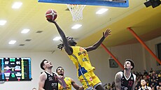 Ústí nad Labem, 8.12. 2024, Sluneta Ústí - BK Nymburk, utkání NBL. Lesley...