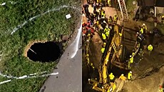 �ena z Pensylvánie se propadla do zem�, hledají ji desítky záchraná��.