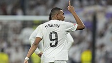 Kylian Mbappé z Realu Madrid se raduje ze vst�eleného gólu.