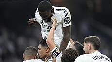 Gólová radost hrá�� Realu Madrid.