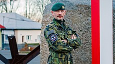 Velitel 91. skupiny informa�ního boje sídlící v Olomouci Ivo Zelinka.