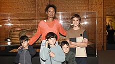 Lejla Abbasová a její d�ti Teo, Iman, Ben a David (2024)