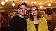 Ondej Gregor Brzobohatý a Daniela Brzobohatá na premiée tetí ady minisérie...
