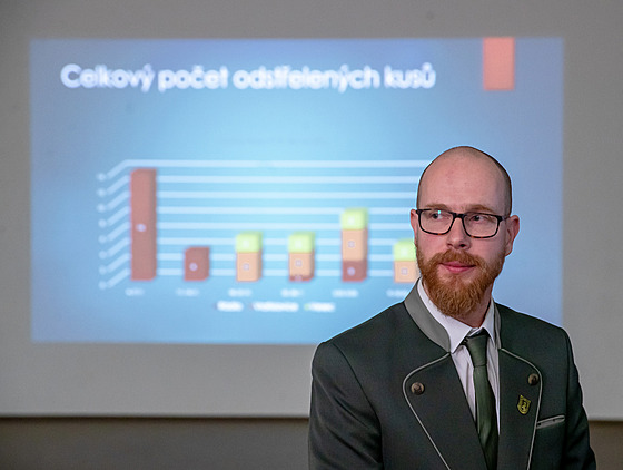 Myslivec Jan Lenko z honitby Rádlo