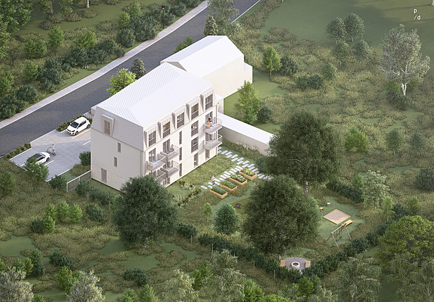 Vizualizace nové mstské bytovky