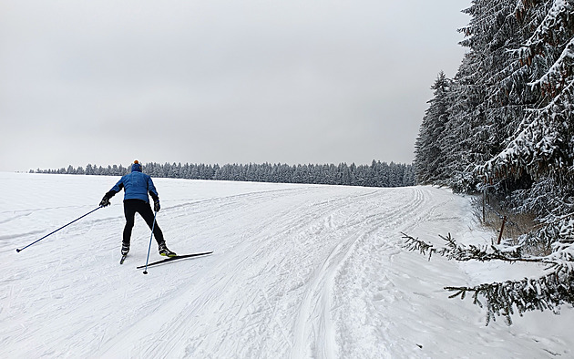 Víkend byl na Novomstsku ve znamení lyování. Bkai se snaili vyuít poasí...