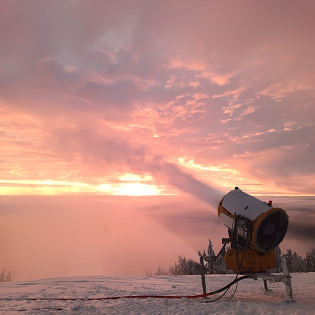 Sn�ná d�la za�ala na Dolní Morav� vyráb�t technický sníh 13. listopadu.