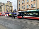 enu v Praze srazil autobus, m vn porannou nohu. (11. prosince 2024)