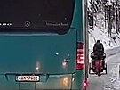 Bec s korkem blokoval v Jesenkch autobus