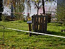 Park U Lva leící vedle Brnnské pehrady ml projít obnovou, místo toho zstal...