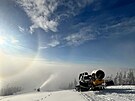 Sn�n� d�la za�ala na Doln� Morav� vyr�b�t technick� sn�h. (13. listopadu 2024) 
