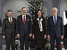 Prezident republiky Petr Pavel pivítal na Praském hrad ministra zahraniních...