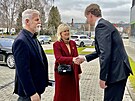 Prezidenta Petra Pavla s manelkou pivtal v Hoicch Leo Vrbata, majitel...
